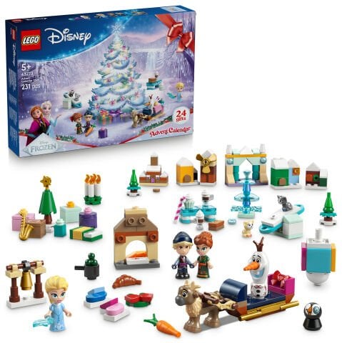 LEGO® ǀ Disney Karlar Ülkesi 2025 Yılbaşı Takvimi Oyuncak Yapım Seti 43273