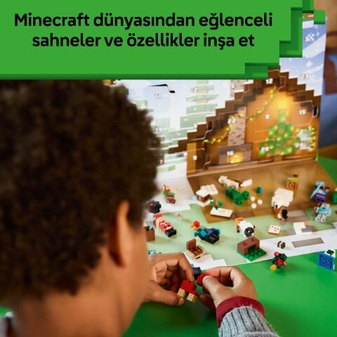 LEGO® Minecraft® 2025 Yılbaşı Takvimi, Çocuklar için Yılbaşı Hediyesi 21280