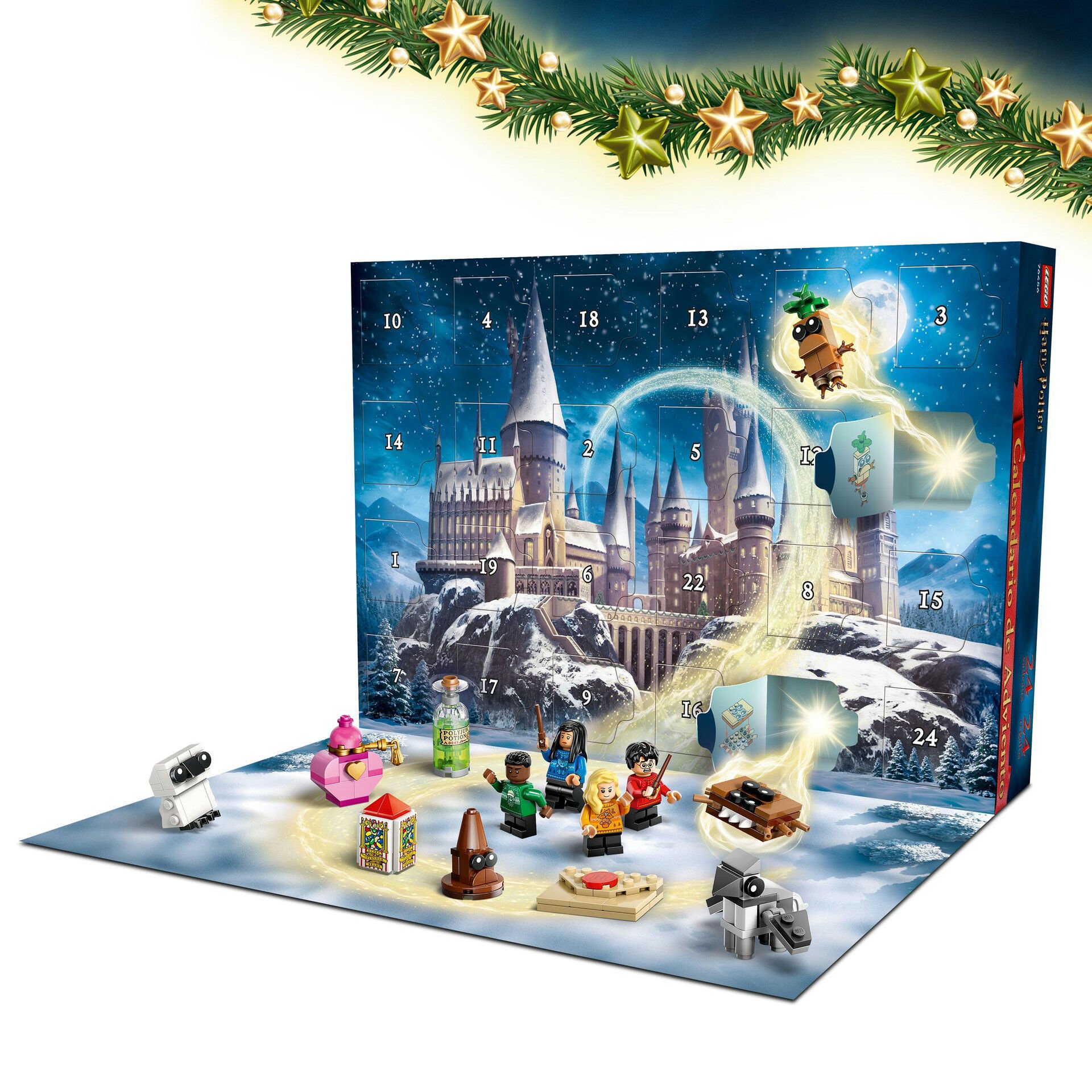 LEGO® Harry Potter™ 2025 Yılbaşı Takvimi, Çocuklar için Büyücü Oyuncağı 76456