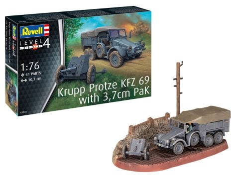 Revell Krupp Protze Kfz 69 3,7cm Pak