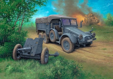 Revell Krupp Protze Kfz 69 3,7cm Pak