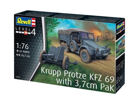 Revell Krupp Protze Kfz 69 3,7cm Pak