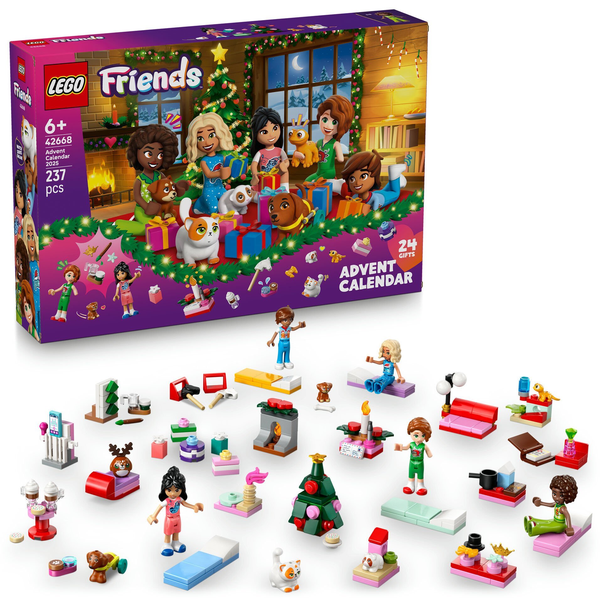 LEGO® Friends 2025 Yılbaşı Takvimi Oyuncak Yapım Seti 42668