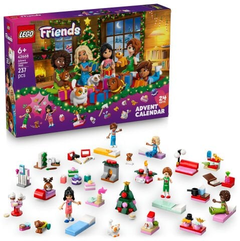 LEGO® Friends 2025 Yılbaşı Takvimi Oyuncak Yapım Seti 42668