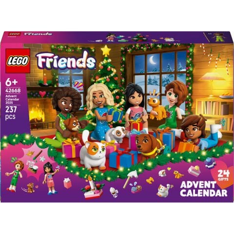 LEGO® Friends 2025 Yılbaşı Takvimi Oyuncak Yapım Seti 42668