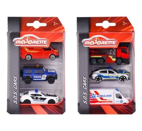 Majorette SOS Araçlar Üçlü Set