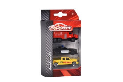 Majorette SOS Araçlar Üçlü Set