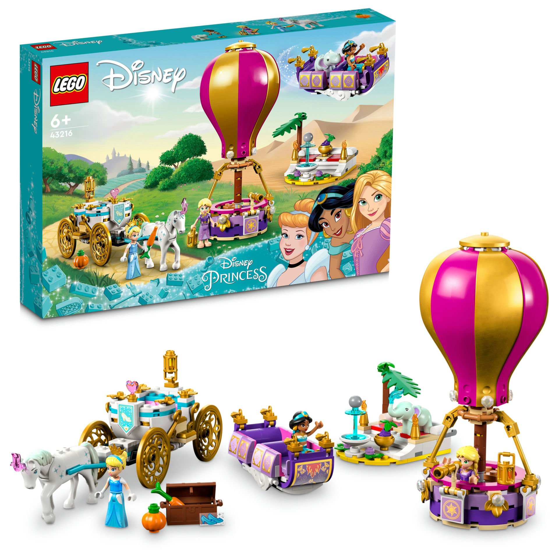 LEGO® ǀ Disney Prensesin Büyülü Yolculuğu 43216 Oyuncak Yapım Seti (320 Parça)