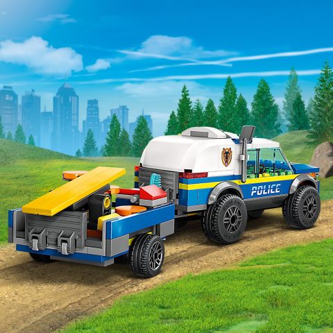 LEGO® City Mobil Polis Köpeği Eğitimi 60369 Oyuncak Yapım Seti (197 Parça)
