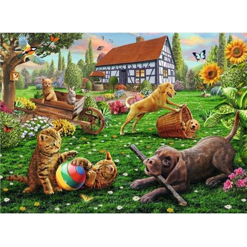 Ravensburger 200 Parçalı Puzzle Bahçede-128280