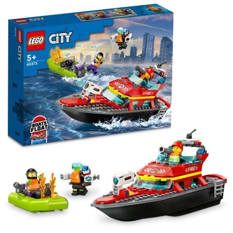 LEGO® City İtfaiye Kurtarma Teknesi 60373 Oyuncak Yapım Seti