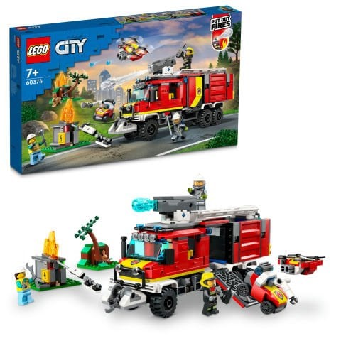LEGO® City İtfaiye Komuta Kamyonu 60374 Oyuncak Yapım Seti