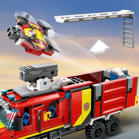 LEGO® City İtfaiye Komuta Kamyonu 60374 Oyuncak Yapım Seti (502 Parça)