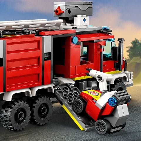 LEGO® City İtfaiye Komuta Kamyonu 60374 Oyuncak Yapım Seti (502 Parça)