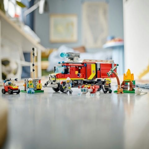 LEGO® City İtfaiye Komuta Kamyonu 60374 Oyuncak Yapım Seti (502 Parça)