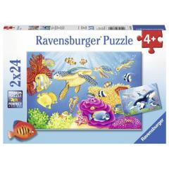 Ravensburger 2x24 Parçalı Puzzle Deniz Altında-078158