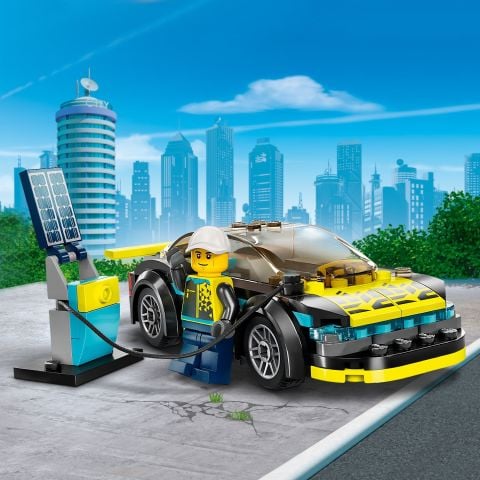 LEGO® City Elektrikli Spor Araba 60383 Oyuncak Yapım Seti