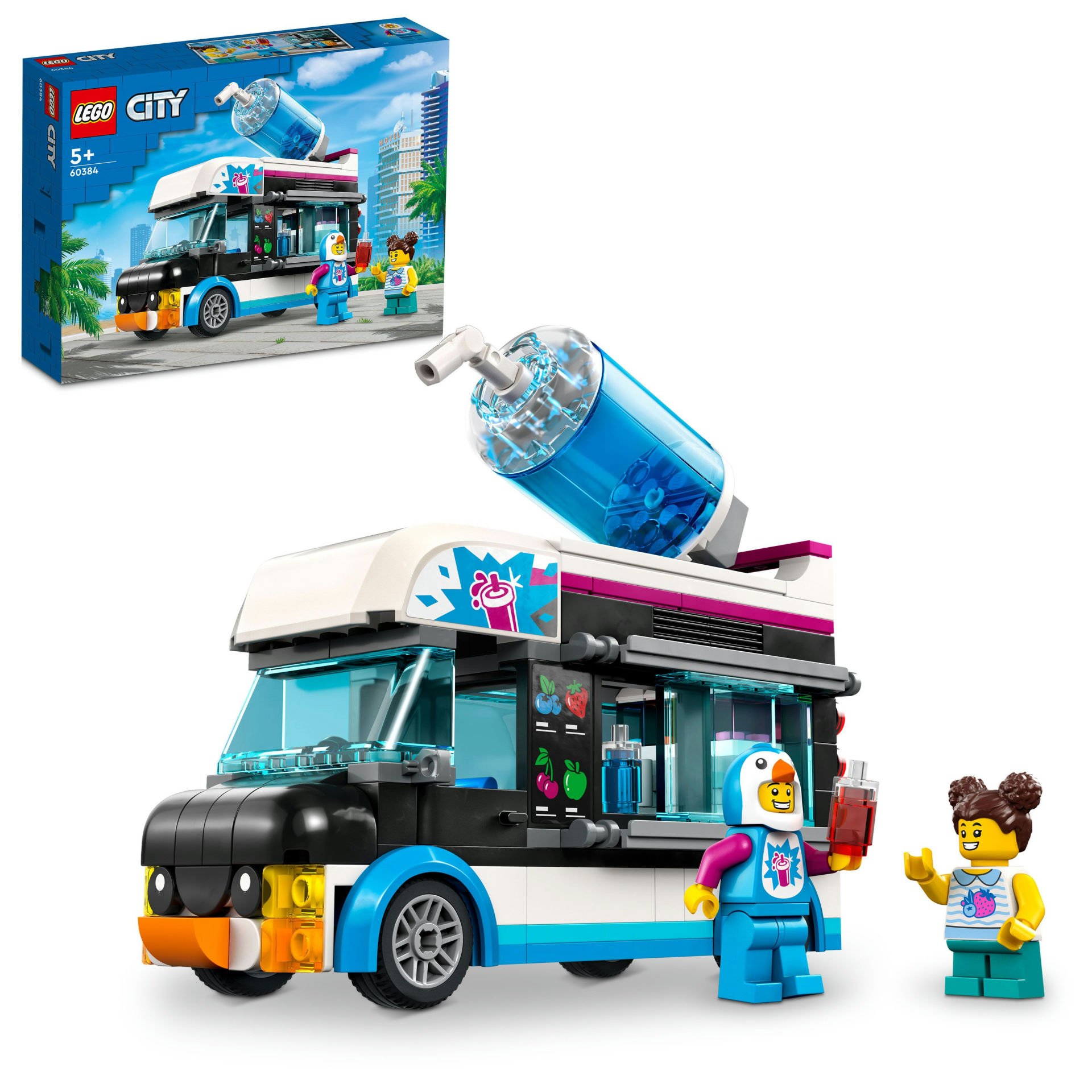 LEGO® City Penguen Buzlaş Arabası 60384 Oyuncak Yapım Seti (194 Parça)