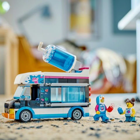 LEGO® City Penguen Buzlaş Arabası 60384 Oyuncak Yapım Seti (194 Parça)