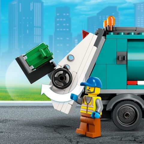 LEGO® City Geri Dönüşüm Kamyonu 60386 Oyuncak Yapım Seti (261 Parça)