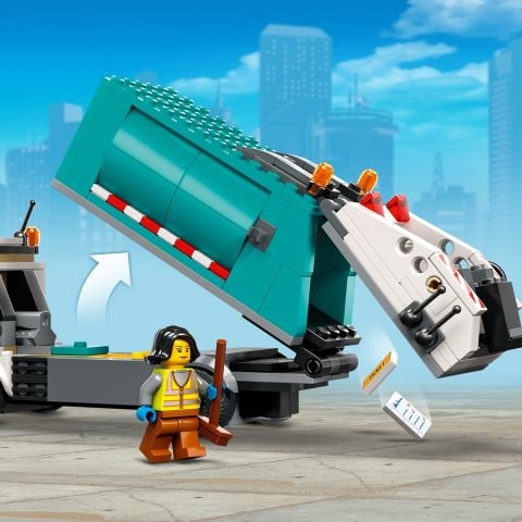 LEGO® City Geri Dönüşüm Kamyonu 60386 Oyuncak Yapım Seti (261 Parça)