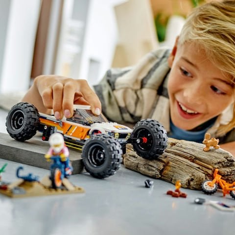 LEGO® City 4x4 Arazi Aracı Maceraları 60387 Oyuncak Yapım Seti (252 Parça)