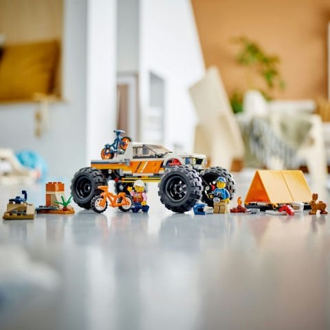 LEGO® City 4x4 Arazi Aracı Maceraları 60387 Oyuncak Yapım Seti (252 Parça)