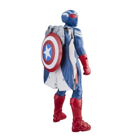 Marvel Avengers Captain America: Brave New World Uçuş Modu Figürü, 9'' (22 cm), 4+ Yaş