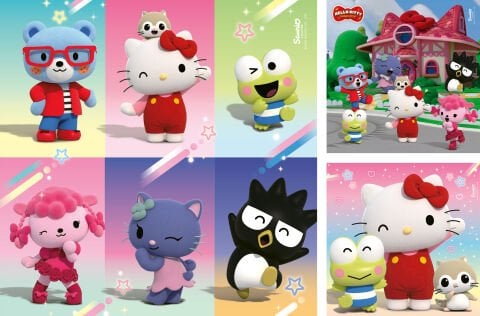 3x49p Puzzle Hello Kitty