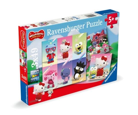 3x49p Puzzle Hello Kitty