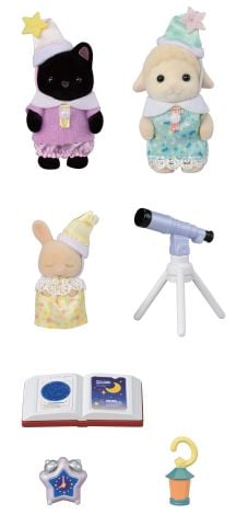 Anaokulu Arkadaşları Pijama Partisi Üçlüsü