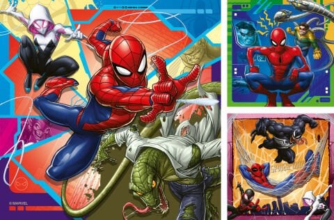 3x49p Puz Marvel Spider Man