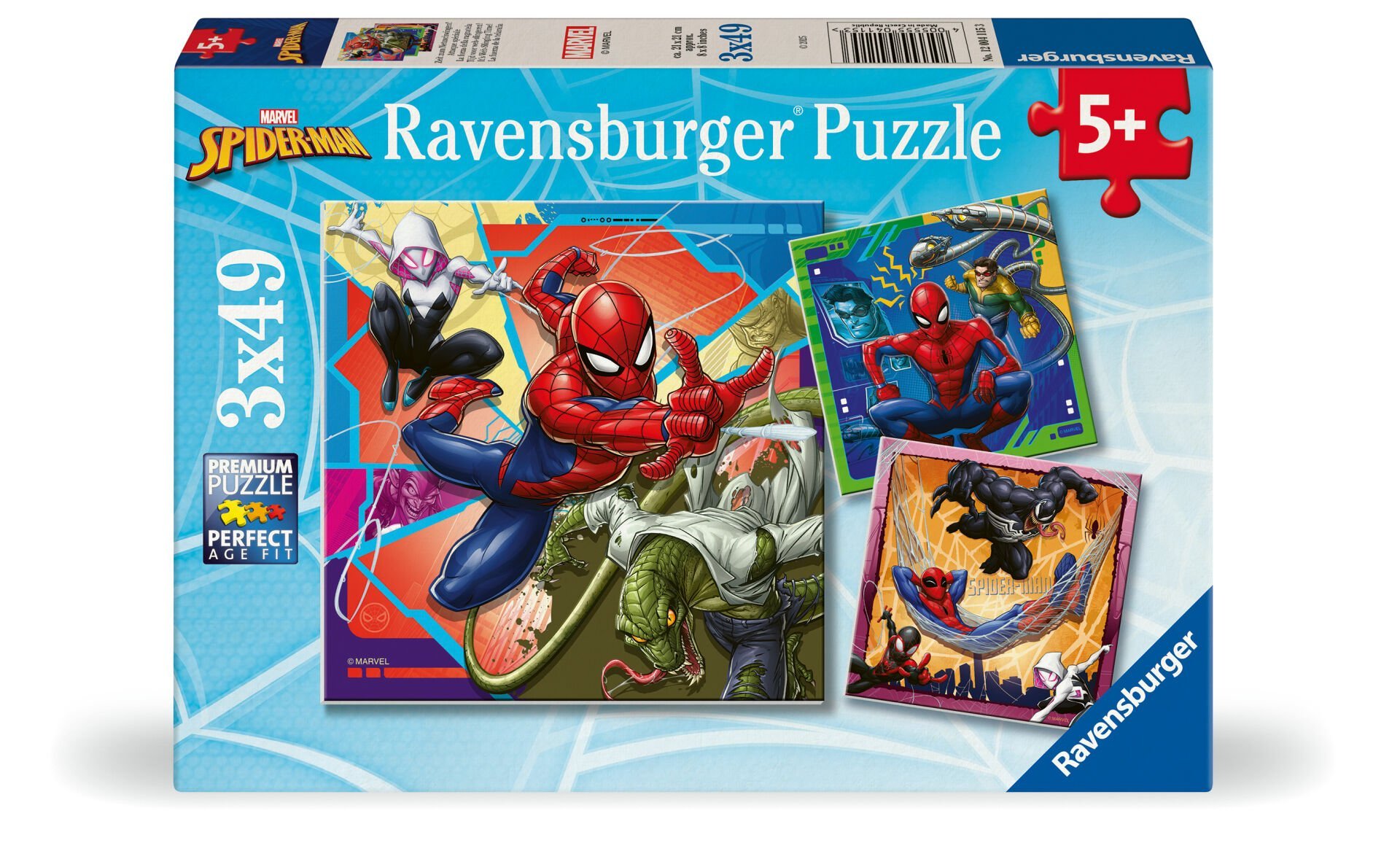 3x49p Puz Marvel Spider Man