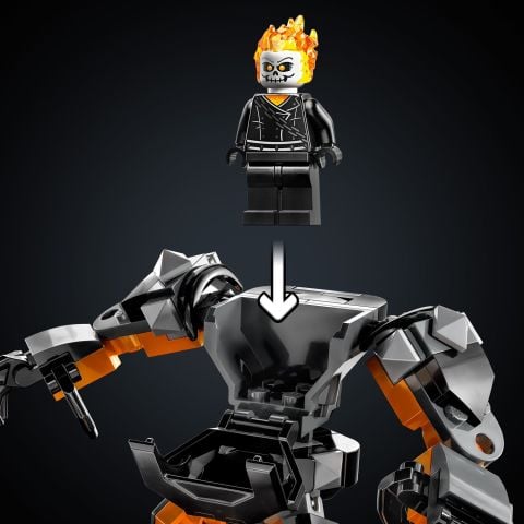 LEGO® Marvel Ghost Rider Robotu ve Motosikleti 76245 Oyuncak Yapım Seti (264 Parça)