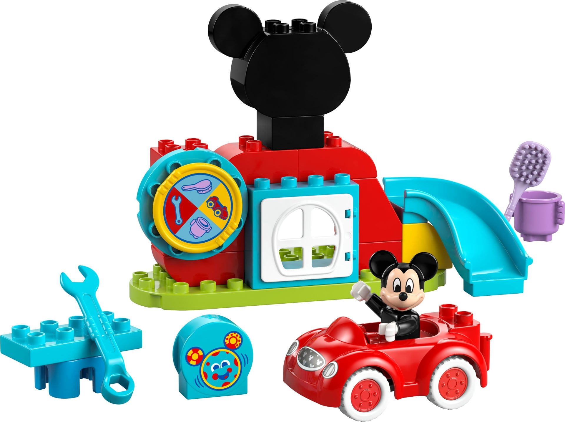 LEGO® Mickey Fare’nin Kulüp Evi ve Arabası 10454
