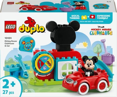LEGO® Mickey Fare’nin Kulüp Evi ve Arabası 10454