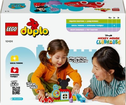 LEGO® Mickey Fare’nin Kulüp Evi ve Arabası 10454