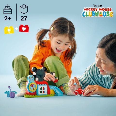LEGO® Mickey Fare’nin Kulüp Evi ve Arabası 10454