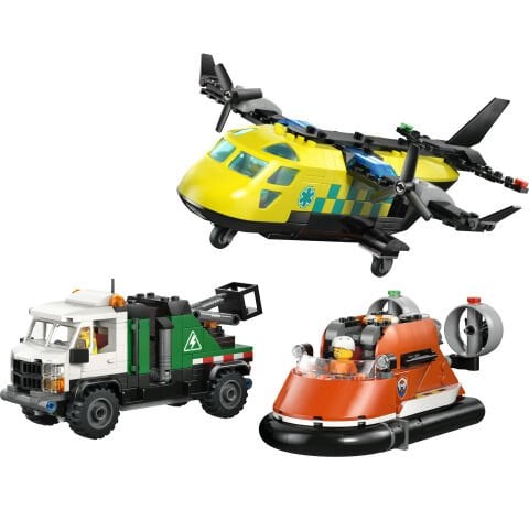 LEGO® City Uçak, Servis Kamyonu ve Hoverkraft Karışımı 60505