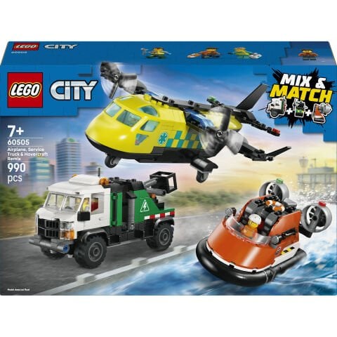 LEGO® City Uçak, Servis Kamyonu ve Hoverkraft Karışımı 60505
