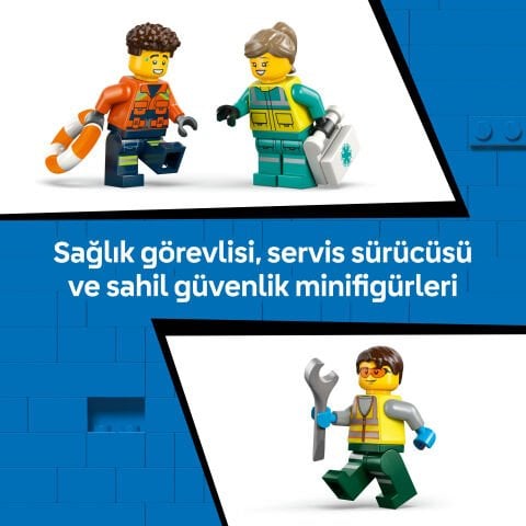 LEGO® City Uçak, Servis Kamyonu ve Hoverkraft Karışımı 60505