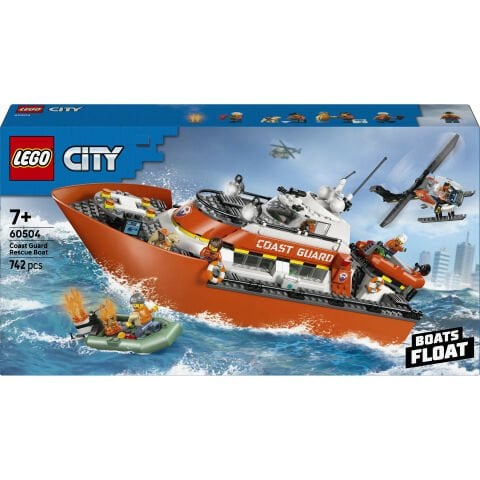 LEGO® City Sahil Güvenlik Kurtarma Botu ve Helikopteri 60504