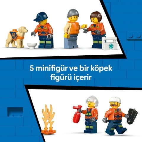 LEGO® City Sahil Güvenlik Kurtarma Botu ve Helikopteri 60504