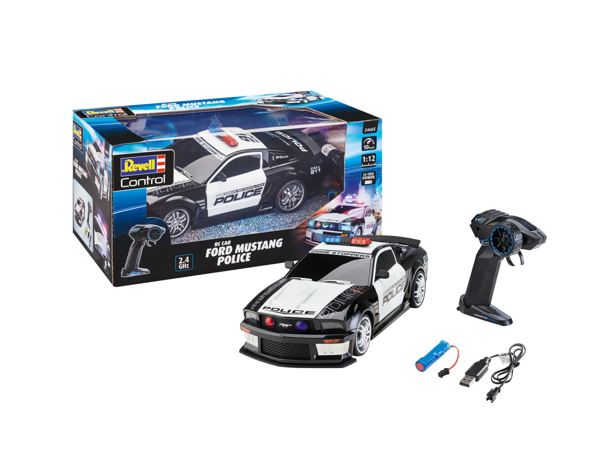 RC Car Ford Mustang Police