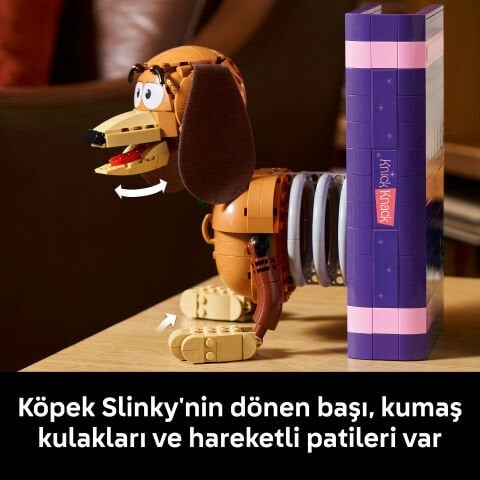 LEGO® ǀ Disney ve Pixar Oyuncak Hikayesi Köpek Slinky Kitap Desteği 43301