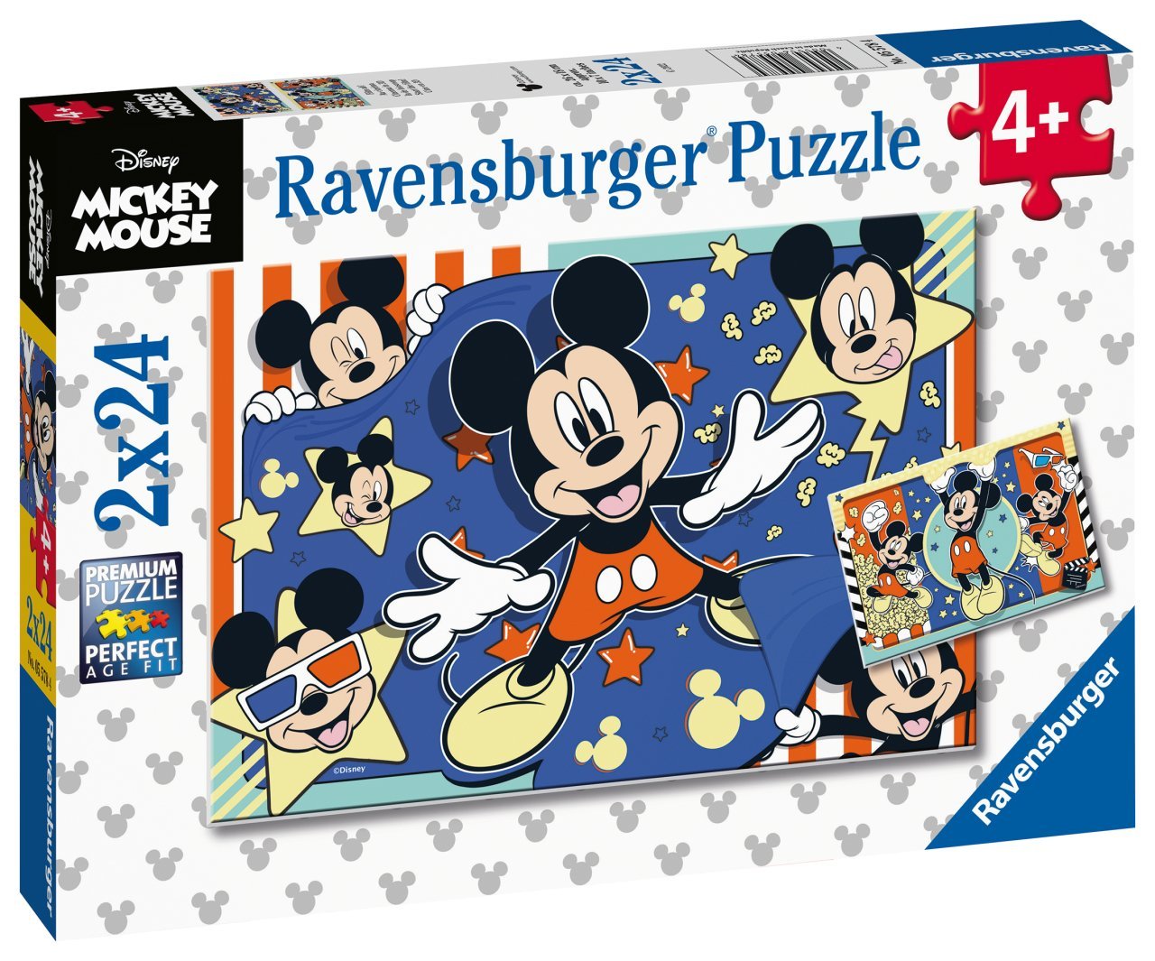 Ravensburger 2x24 Parçalı Puzzle WD Film