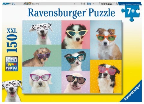 Ravensburger 150 Parçalı Puzzle Eğlenceli Köpekler