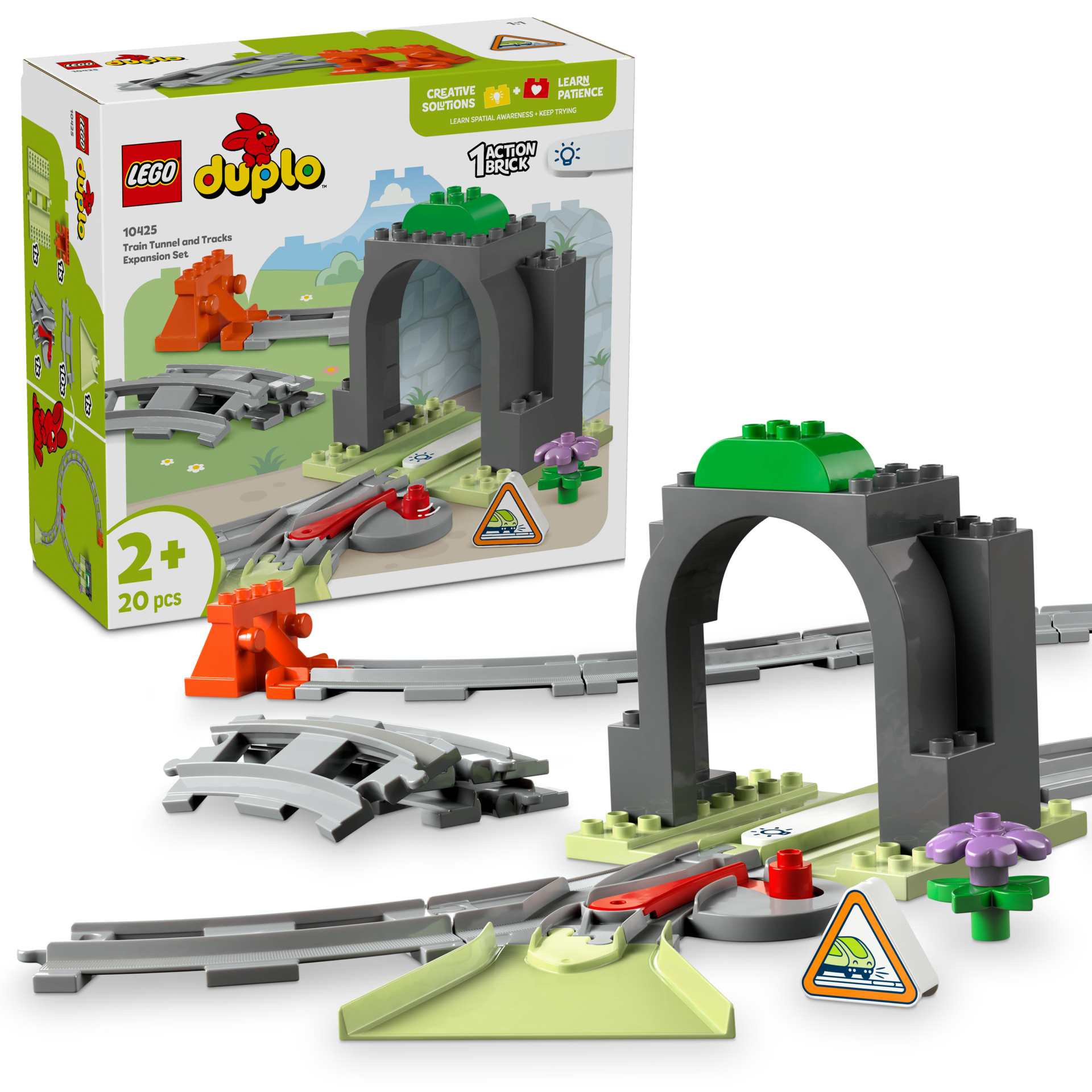 LEGO® DUPLO® Kasabası Tren Tüneli ve Rayları Ek Macera Seti 10425