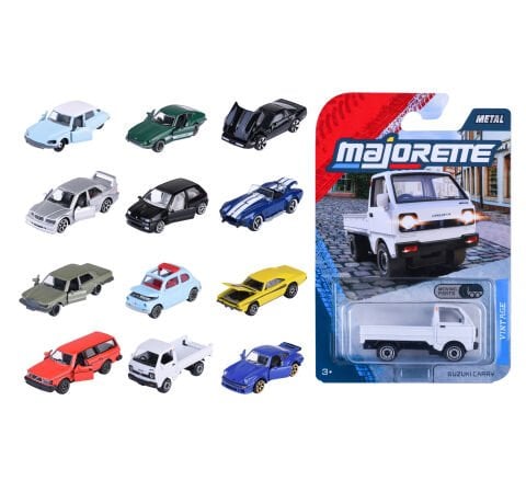 Majorette Vintage Cars, Serbest Tekerlek, Die-Cast ( Metal ) 7.5 Cm