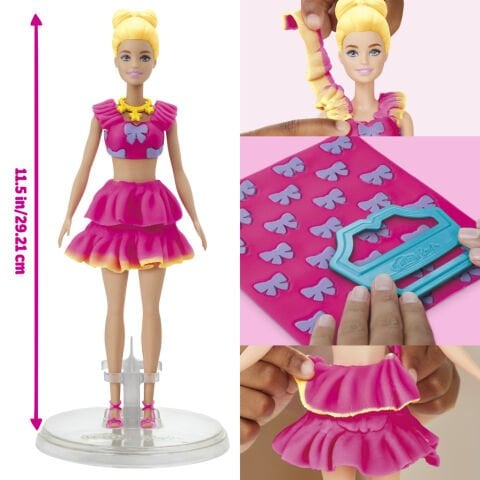 Play-Doh Barbie Fırfır ve Fiyonklar